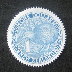 Round NZ postage stamp