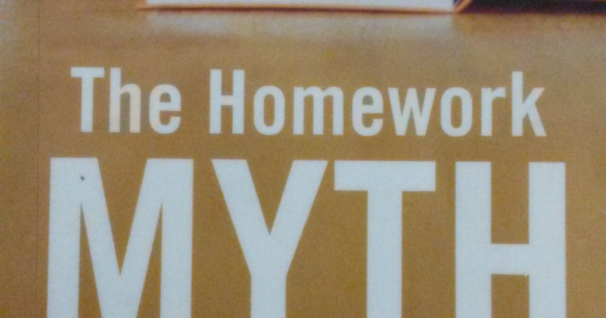the truth about homework by alfie kohn